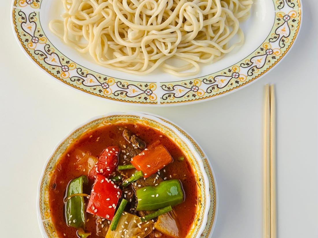 Guiru Laghman — Kyrgyz dish