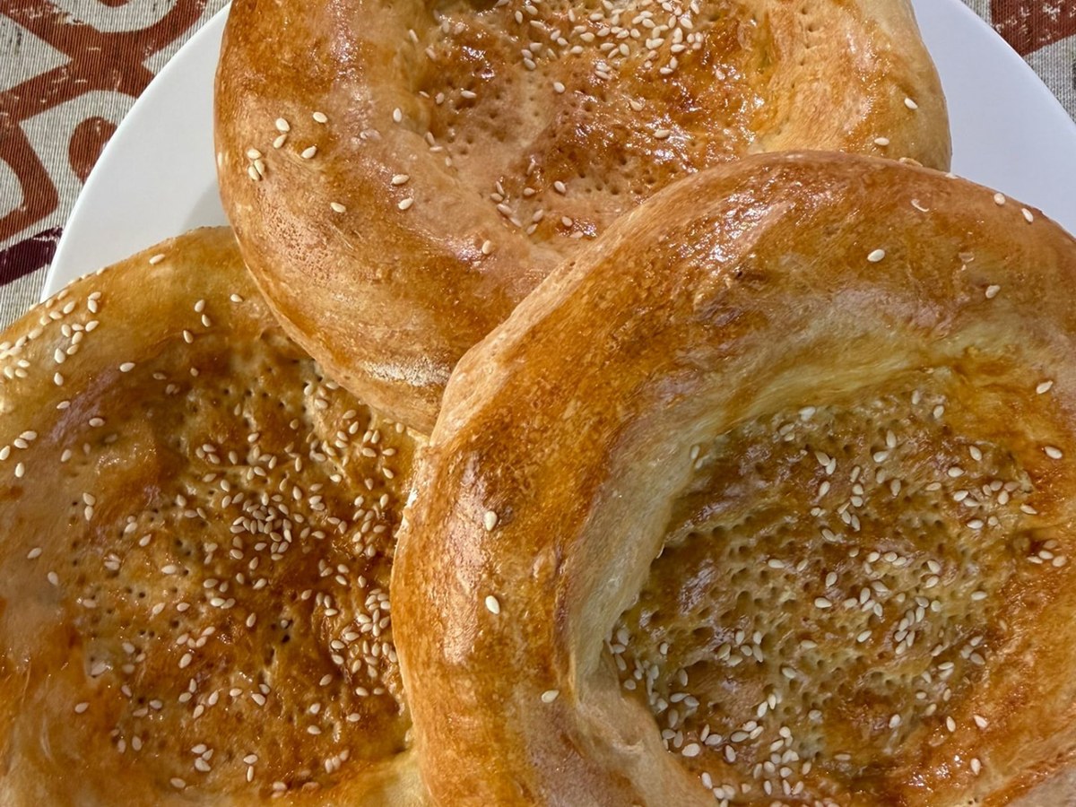 Bread (Lepeshka) — Kyrgyz dish