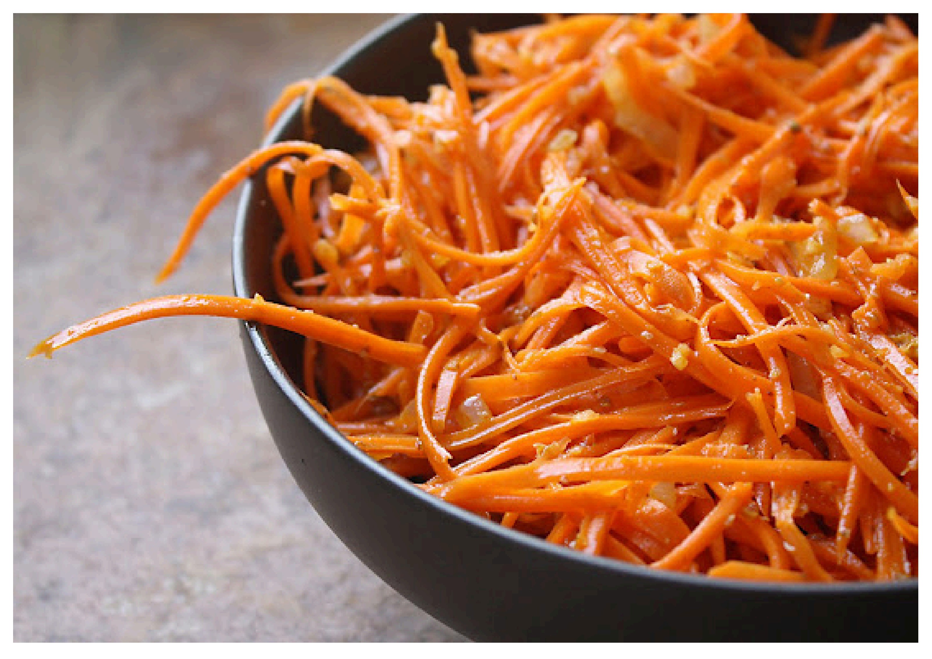 Carrot Salad — Kyrgyz dish