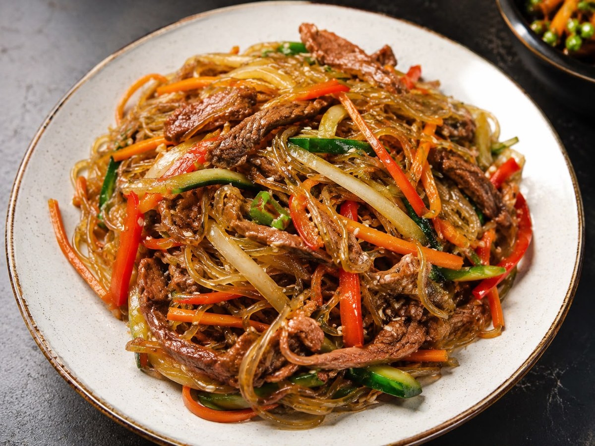 Funcheza with Meat — Kyrgyz dish