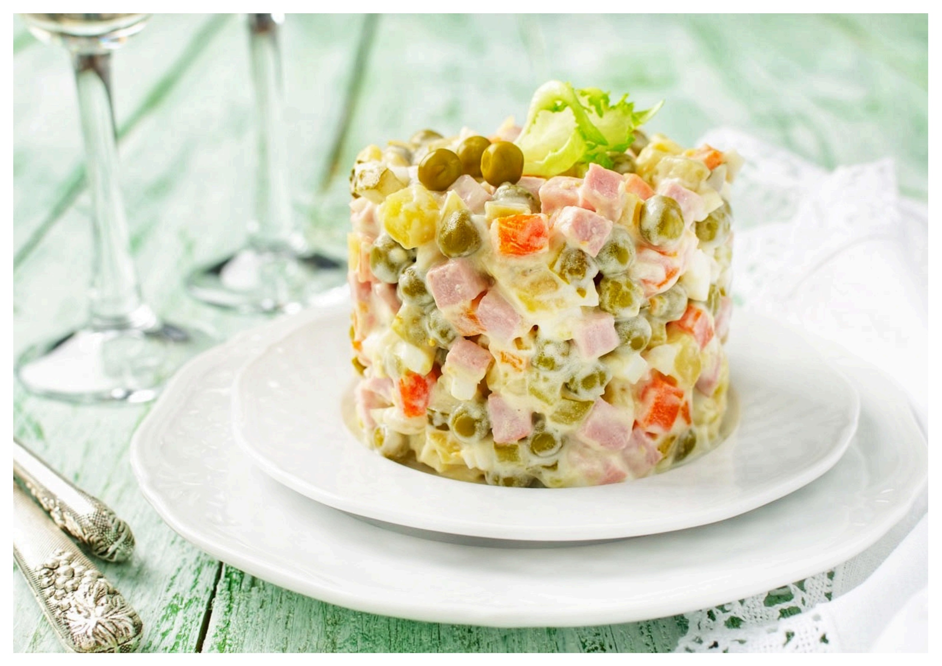 Olivier Salad — Kyrgyz dish