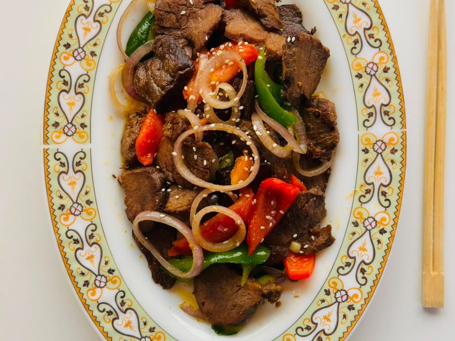 Uyghur Kazan Kebab — Kyrgyz dish